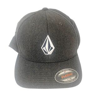 Volcom Full Stone Heather Grey Flexfit‎ Large/XL Fitted Hat NEW
